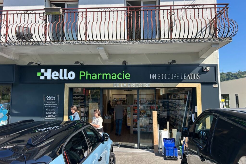 façade pharmacie la Bridoire