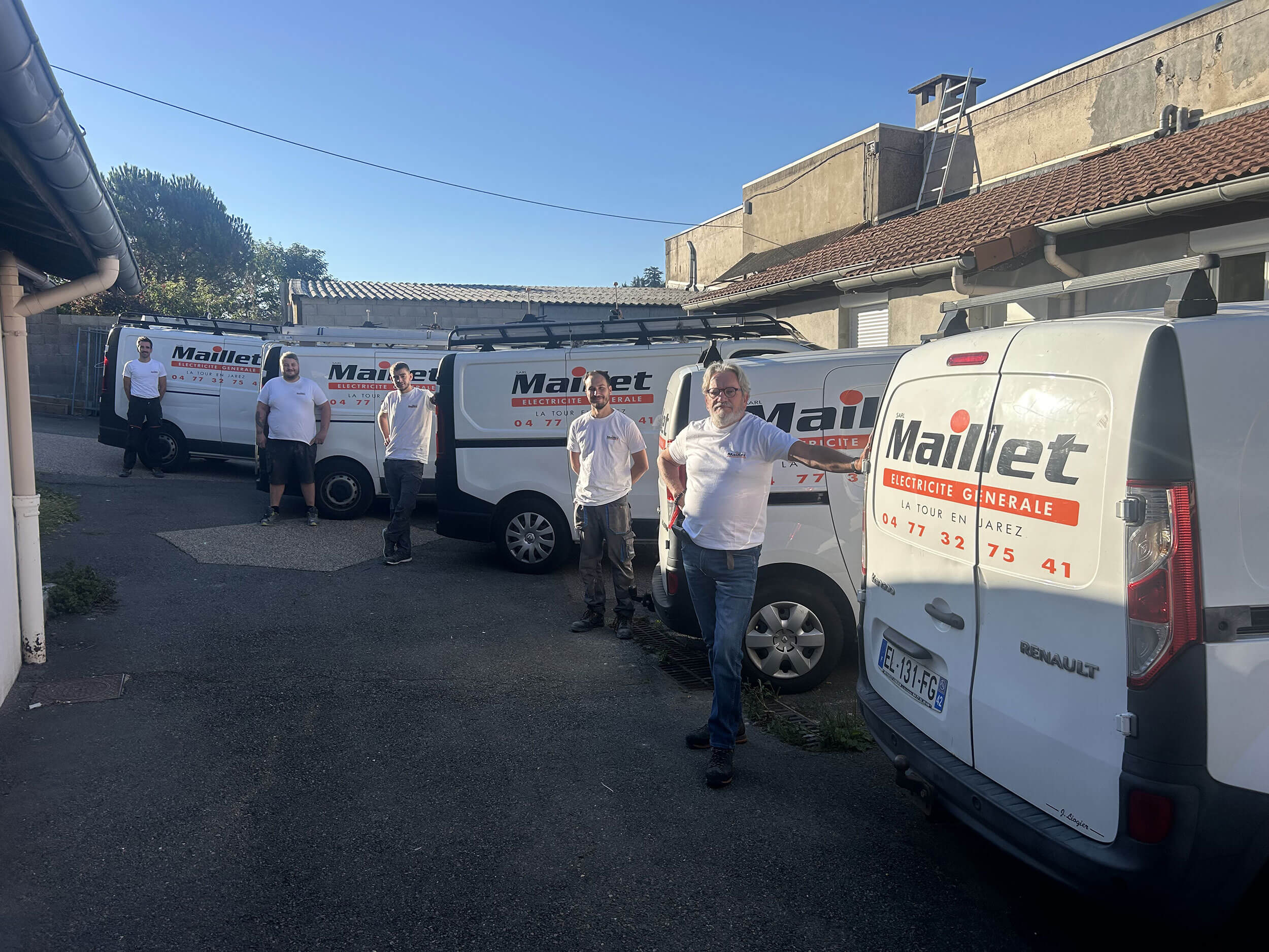 Maillet_Electricite_Equipe Photo de l'équipe Maillet électricité